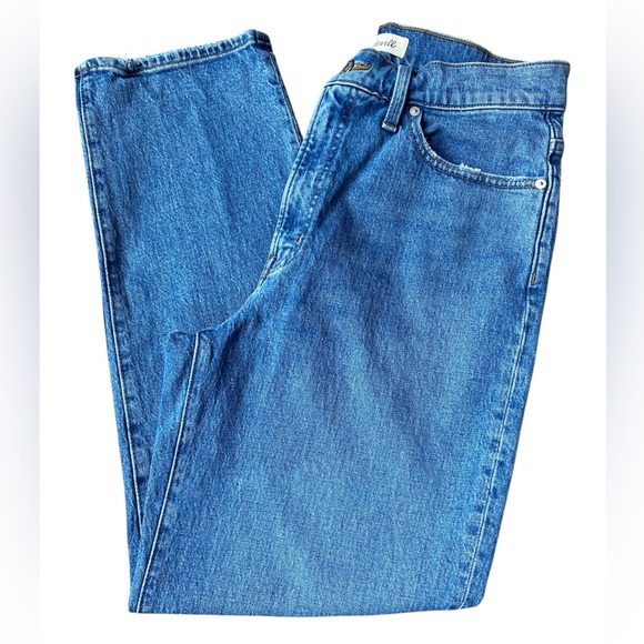 Madewell Women's High Rise Straight Leg Jeans Size 30X29 - Picture 4 of 13